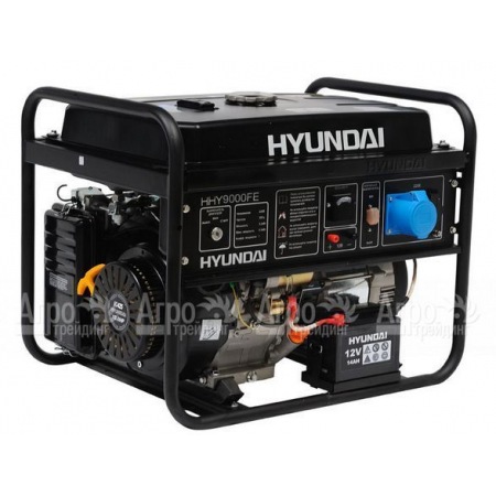 Бензогенератор Hyundai HHY 9000FE 6.5 кВт  в Москве