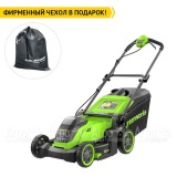 Газонокосилка аккумуляторная GreenWorks GD40LM411 4 Ач в Москве