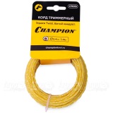 Корд триммерный Champion Square Twist 2.4мм, 15м (витой квадрат) в Москве