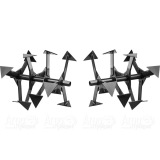 Фрезы гусиные лапки HEX 23 для мотоблоков Зубр в Москве