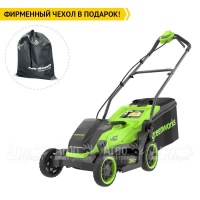 Газонокосилка аккумуляторная GreenWorks GD40LM361 4 Ач в Москве