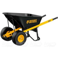 Тачка строительная усиленная Denzel 140 л, 250 кг в Москве