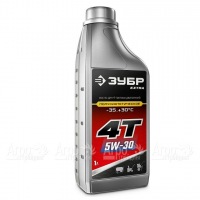 Масло полусинтетическое зимнее Зубр Extra 4Т-5W30 1 л для 4-х тактных двигателей в Москве