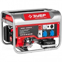 Бензогенератор Зубр ЗЭСБ-3500-ЭМ2 3.5 кВт с электростартером в Москве