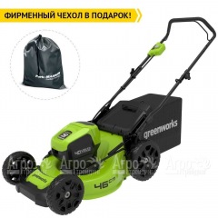 Газонокосилка аккумуляторная GreenWorks GD40LM46HP 4 Ач в Москве