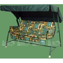 Трехместные садовые качели "ИРИС" с раскладывающейся спинкой в Москве