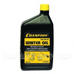 Масло минеральное Champion SAE 5W30 1 л для 4-х тактных двигателей в Москве