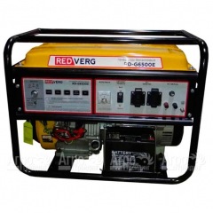 Бензогенератор RedVerg RD-G6500E 6 кВт в Москве