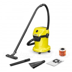 Хозяйственный пылесос Karcher WD 3 V-17/4/35 + Nozzles в Москве