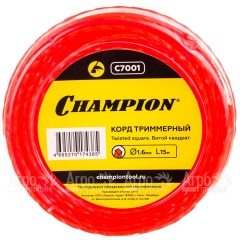 Корд триммерный Champion Twisted Square 1.6мм, 15м (витой квадрат) в Москве