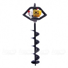 Мотобур (бензобур) Iron Mole E53 Tandem + шнек 150х1000 в Москве