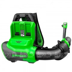 Воздуходувка аккумуляторная GreenWorks 40V 2408107 (без аккумулятора и зарядного устройства) в Москве