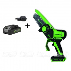 Аккумуляторная пила GreenWorks G24MCS10K2 в Москве