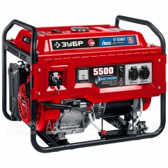 Бензин-газовый генератор Зубр СГ-5500Е 5.5 кВт в Москве