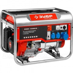Бензогенератор Зубр ЗЭСБ-5500 5.5 кВт в Москве