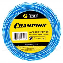 Корд триммерный Champion Sky-cutter 2.0мм, 15м (витой квадрат) в Москве