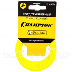 Корд триммерный Champion Round 1.3мм, 15м (круглый) в Москве