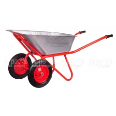 Строительная тачка Оптимал двуколесная 110 л красная в Москве