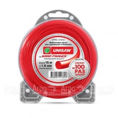 Леска триммерная 1.6 мм 15 м круглая Unisaw Professional Quality в Москве