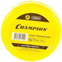 Корд триммерный Champion Star 2.0мм, 15м (звезда) в Москве