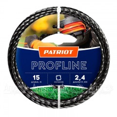 Леска триммерная Patriot Profline D 2.4 мм L 15 м в Москве