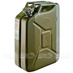 Канистра Звезда 20 л с фиксатором (металл 0.6 мм) в Москве