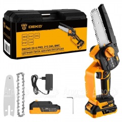 Аккумуляторная пила DEKO DKCHS 20-6 PRO 6" в кейсе в Москве