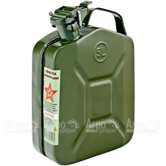 Канистра Звезда 5 л с фиксатором (металл 0.8 мм) в Москве