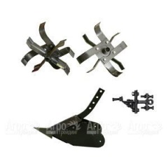 Комплект навесного оборудования EFCO MZ2100 (грунтозацепы,окучник,плуг,картофелевыкапыватель,сцепка) в Москве