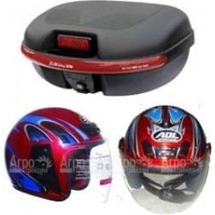 Комплект H1 (Кофр из мягкого (РР) пластика + 2 открытых шлема внутри) в Москве