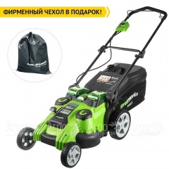 Газонокосилка аккумуляторная GreenWorks G40LM49DBK6 в Москве