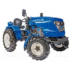 Многофункциональный минитрактор Garden Scout (Скаут) Т24 DIFF VT + почвофреза + двухкопрусный плуг в Москве