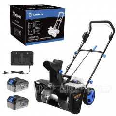 Снегоуборщик аккумуляторный DEKO ST41 2х5 Ач в Москве