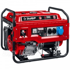Бензогенератор Зубр СБ-7000Е 7 кВт с электростартером в Москве