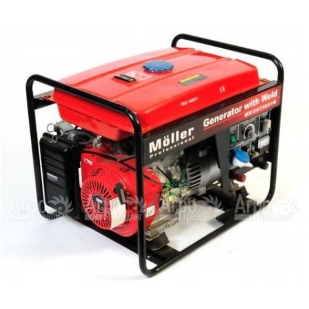 Бензогенератор со встроенным сварочным аппаратом Moller MR/GGT5001W 4,2 кВт в Москве