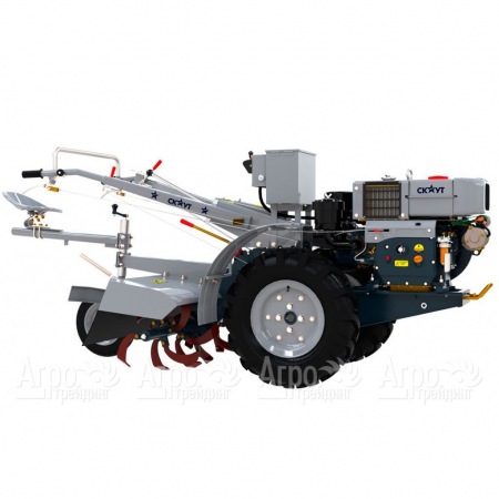 Мотоблок Garden Scout (Скаут) GS 15 DE, почвофреза, сидение в Москве