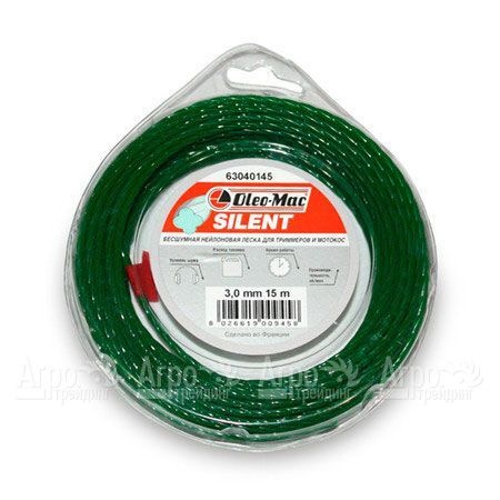 Леска 3 мм 15 м silent для триммеров Oleo-Mac  в Москве