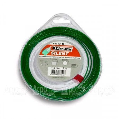Леска 1.6 мм 15 м silent блистер для триммеров Oleo-Mac в Москве