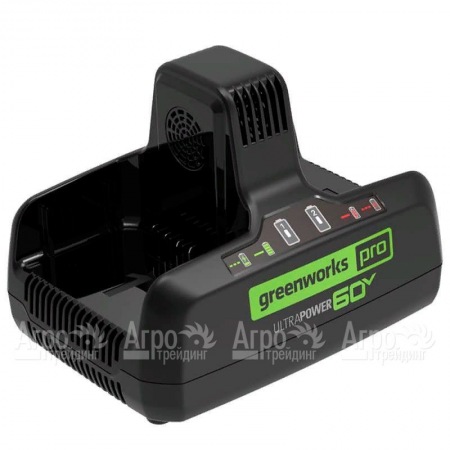 Быстрое зарядное устройство G60DC10 для двух аккумуляторов для аккумуляторной техники GreenWorks 60V  в Москве