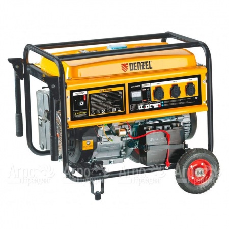 Бензогенератор Denzel GE 8900E 7 кВт  в Москве