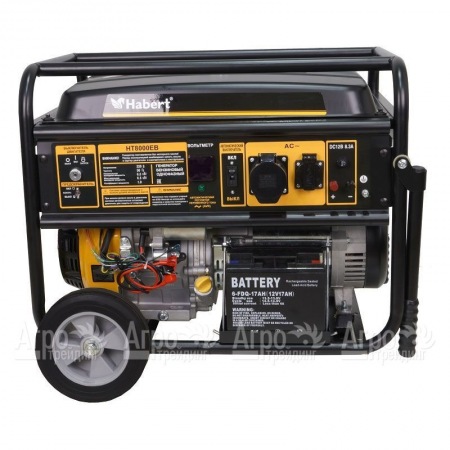 Бензогенератор Habert HT8000EB 6 кВт в Москве