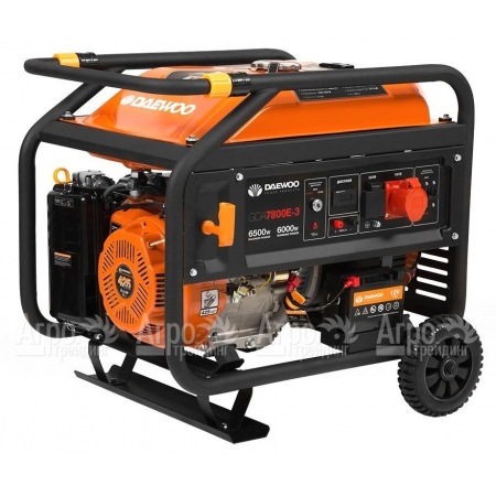Бензогенератор Daewoo GDA 7800E-3 6 кВт  в Москве