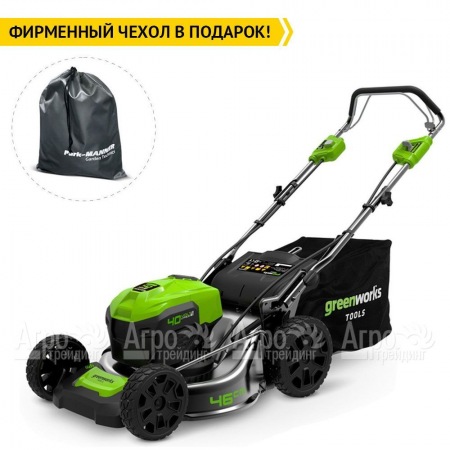 Газонокосилка аккумуляторная GreenWorks GD40LM46SP (без батареи и зарядного устройства) в Москве