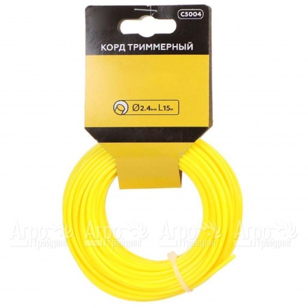 Корд триммерный Champion Round 2.4мм, 15м (круглый)  в Москве
