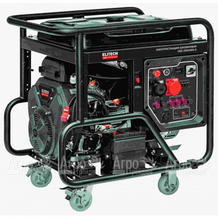 Бензогенератор Elitech GES 25000ЕS-3 17 кВт в Москве