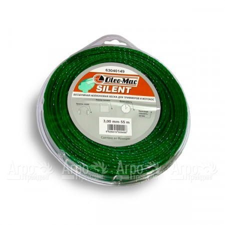 Леска 3 мм 55 м silent для триммеров Oleo-Mac  в Москве