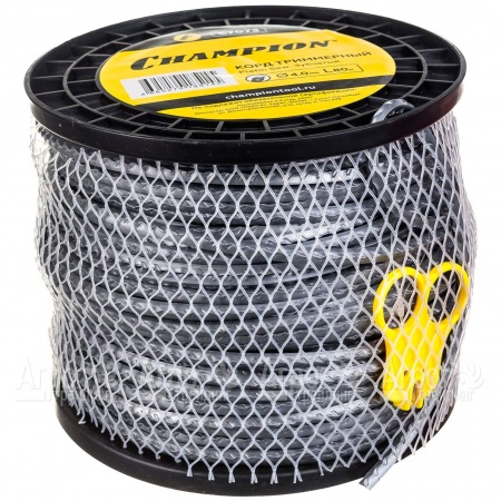 Корд триммерный Champion Platin Saw 4.0мм, 80м (зубчатый)+нож  в Москве