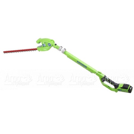 Аккумуляторный кусторез GreenWorks G24PH51 (без батареи и зарядного устройства) в Москве