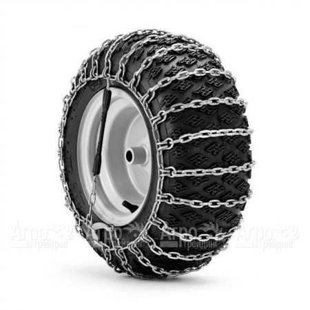 Снежные цепи на колеса 18&quot; пара для тракторов Husqvarna TC138, TS138  в Москве