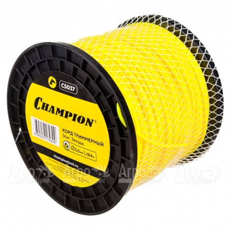 Корд триммерный Champion Star 3.0мм, 164м (звезда)+нож  в Москве